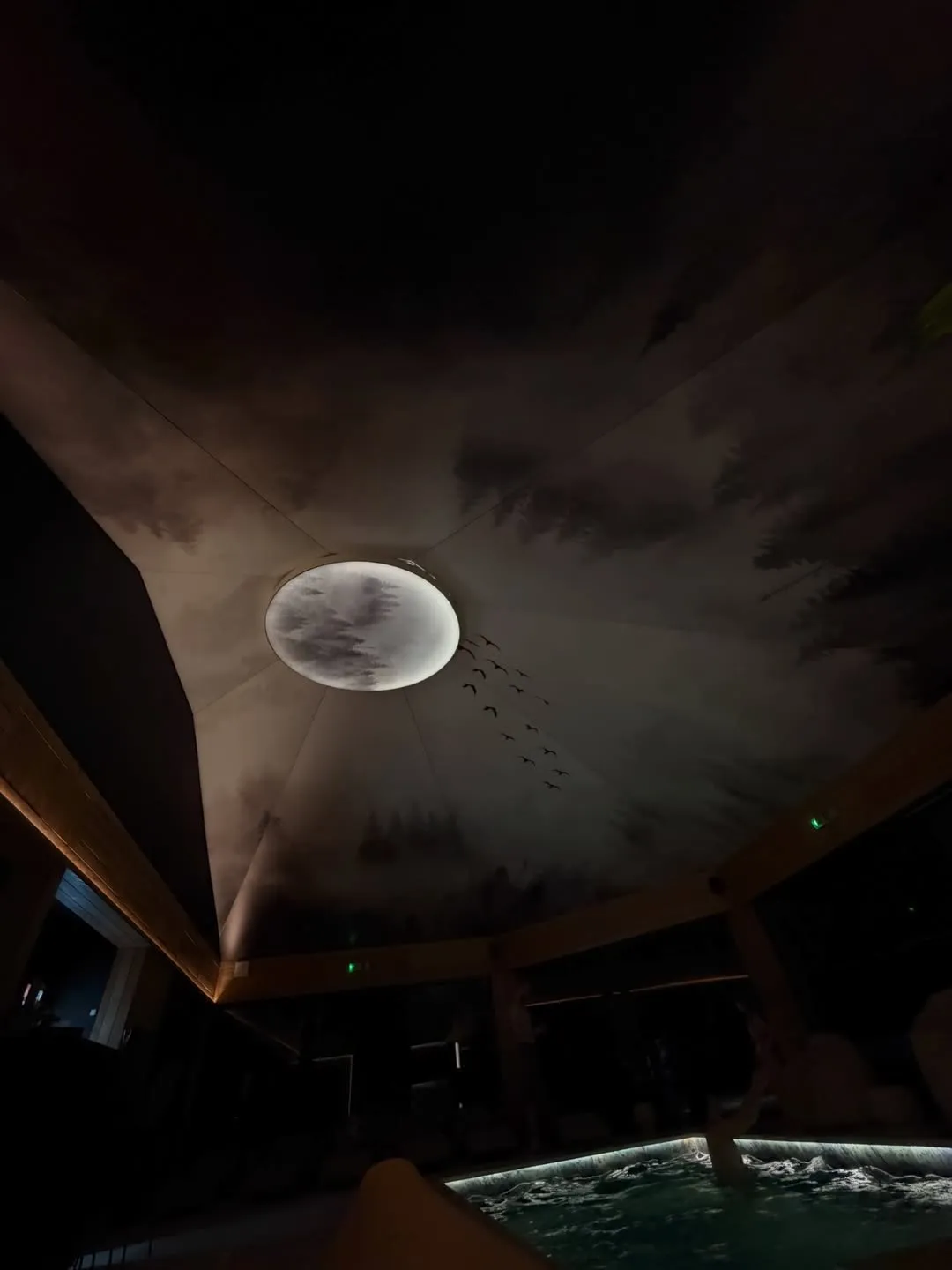 Spa moonlit atmosphere